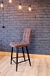 стул Абсент полубарный нога мокко 600 (Т184 кофе с молоком)