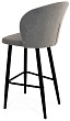 стул Коко барный нога черная 700 (Т180 светло-серый)