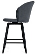стул Коко нога черная 360 H600 F47 (Т177 графит)