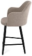 стул Эспрессо-1 полубарный нога черная 600 (Т170 бежевый)