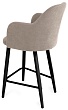 стул Эспрессо-1 полубарный нога черная 600 (Т170 бежевый)