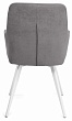 стул Молли нога белая 1F40 (360°)  (Т180 светло-серый)